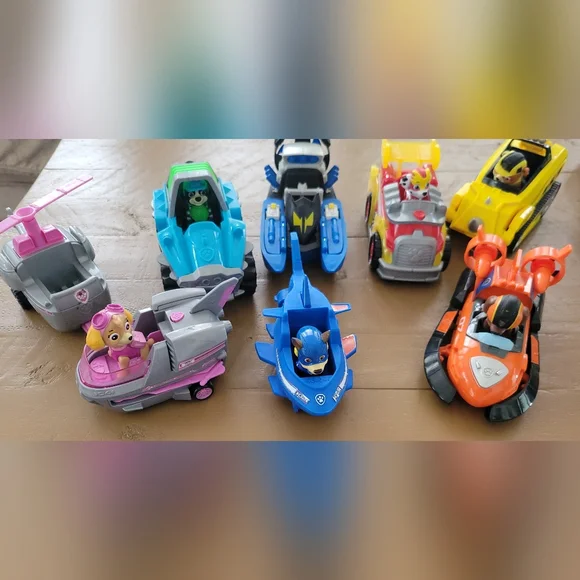 Paw Patrol 8 Vehicle Set - Multicolor - Picture 2 of 8